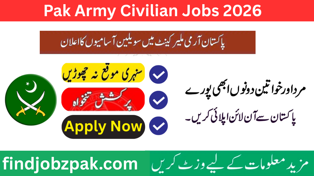 Latest Pak Army Civilian Jobs 2026 – Station Supply Depot ASC Malir