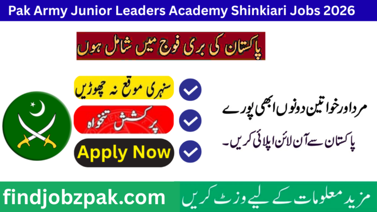 Junior Leaders Academy Shinkiari Jobs 2026 Application Form Download | Latest JLA Jobs