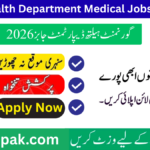 KPK Health Department Medical Jobs 2026 – www.healthkp.gov.pk Apply Online