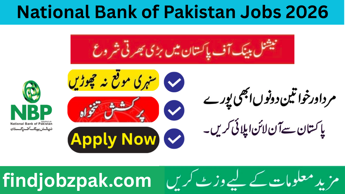 NBP Jobs 2026 Apply Online – National Bank of Pakistan Latest Vacancies